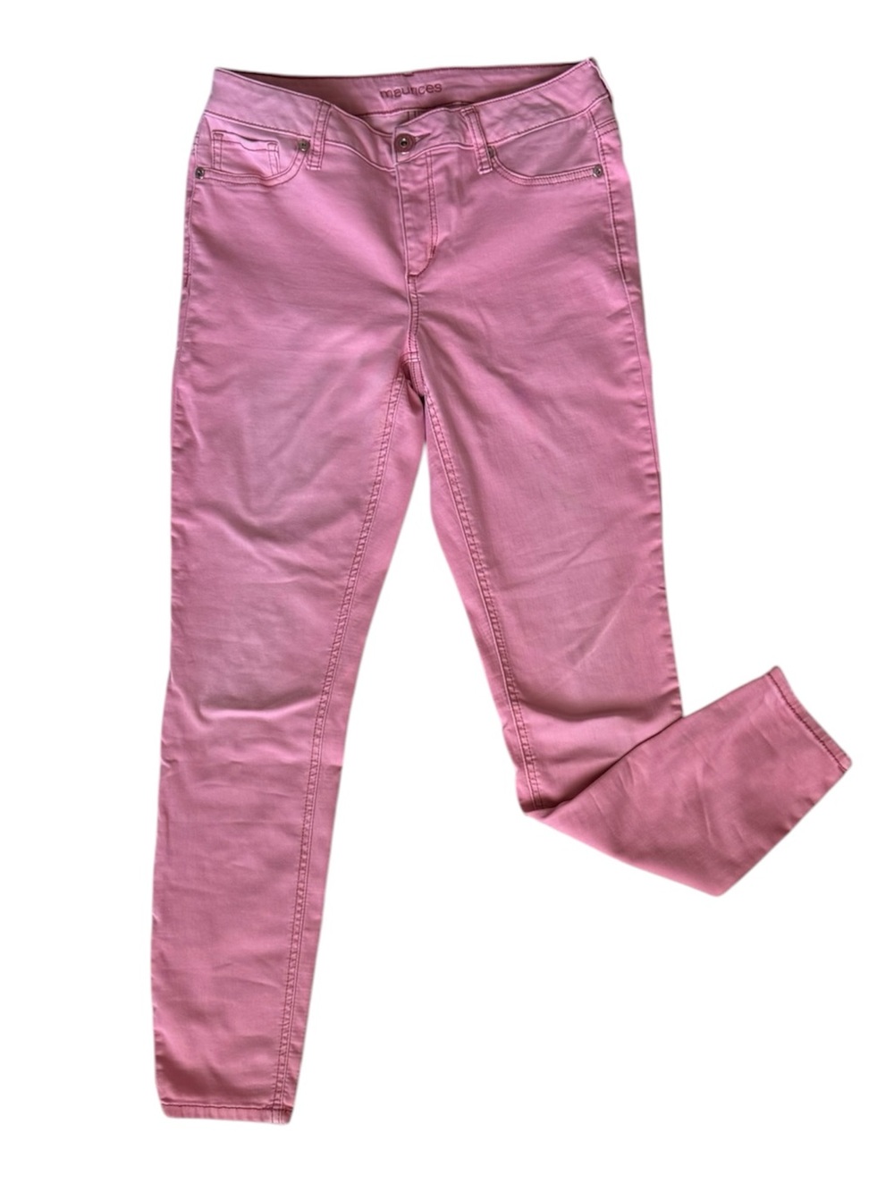 Maurices Pink Stretch Skinny Jegging Jeans Pants